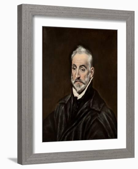 Portrait of Antonio De Covarrubias Y Leiva-El Greco-Framed Giclee Print