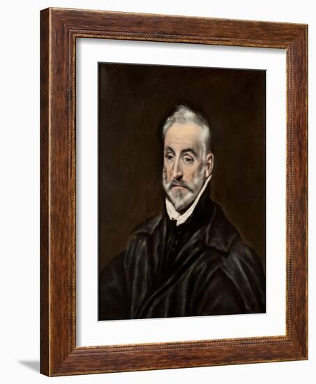 Portrait of Antonio De Covarrubias Y Leiva-El Greco-Framed Giclee Print