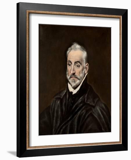 Portrait of Antonio De Covarrubias Y Leiva-El Greco-Framed Giclee Print