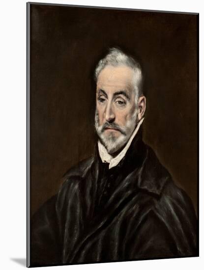 Portrait of Antonio De Covarrubias Y Leiva-El Greco-Mounted Giclee Print