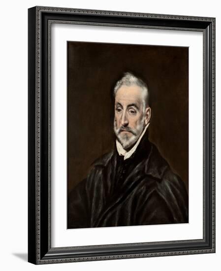 Portrait of Antonio De Covarrubias Y Leiva-El Greco-Framed Giclee Print