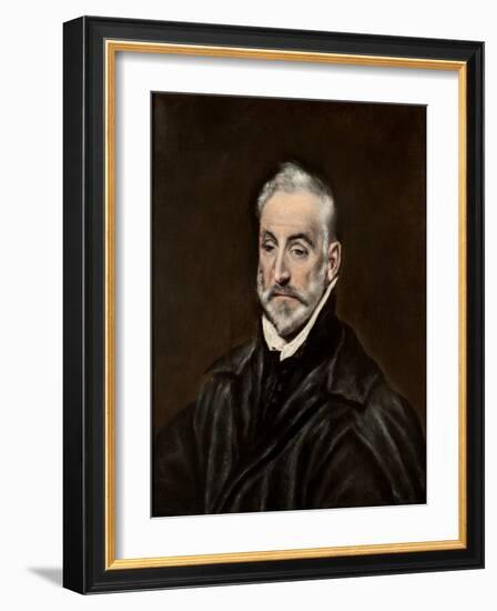 Portrait of Antonio De Covarrubias Y Leiva-El Greco-Framed Giclee Print