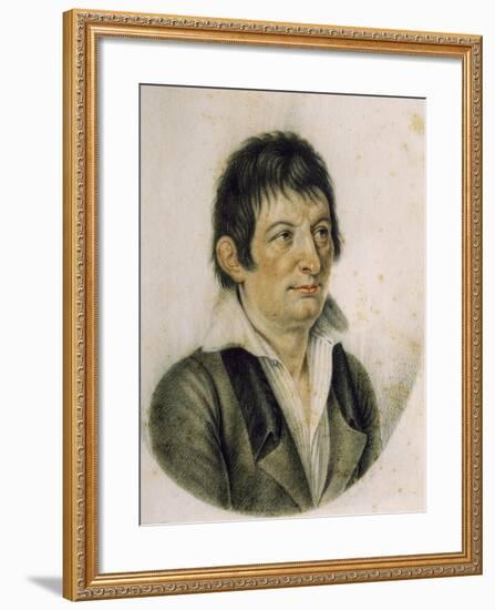 Portrait of Antonio Gonzales-null-Framed Giclee Print