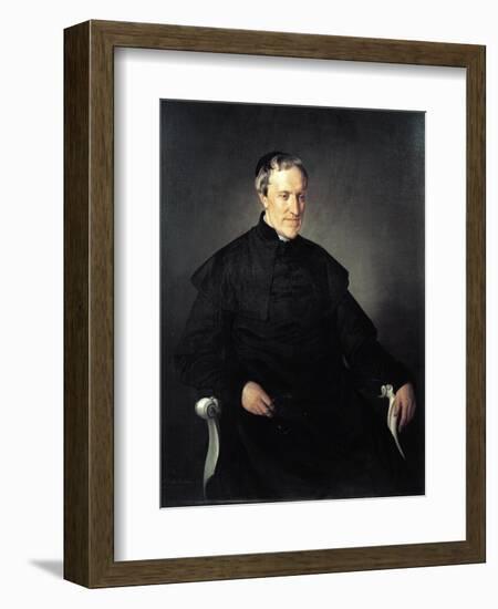 Portrait of Antonio Rosmini Serbati-Francesco Hayez-Framed Giclee Print