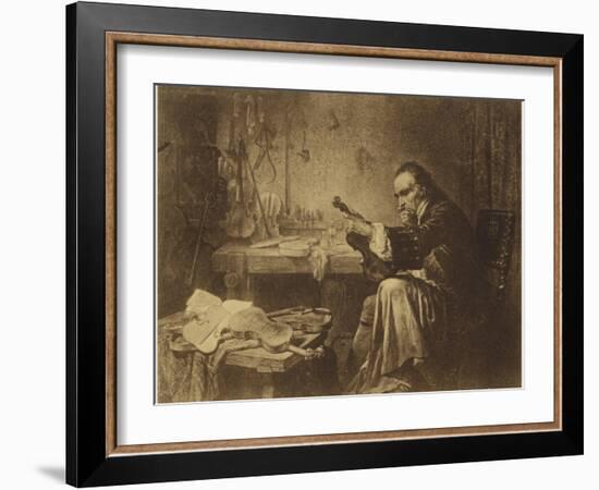 Portrait of Antonio Stradivari-null-Framed Giclee Print