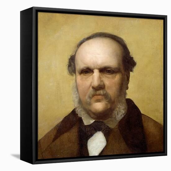 Portrait of Antonio Tommasi, Half Bust-Antonio Ciseri-Framed Premier Image Canvas