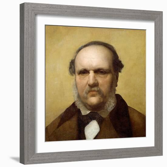 Portrait of Antonio Tommasi, Half Bust-Antonio Ciseri-Framed Giclee Print