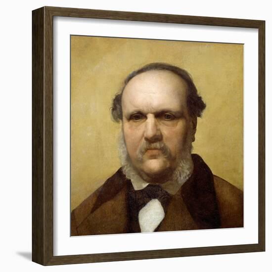 Portrait of Antonio Tommasi, Half Bust-Antonio Ciseri-Framed Giclee Print