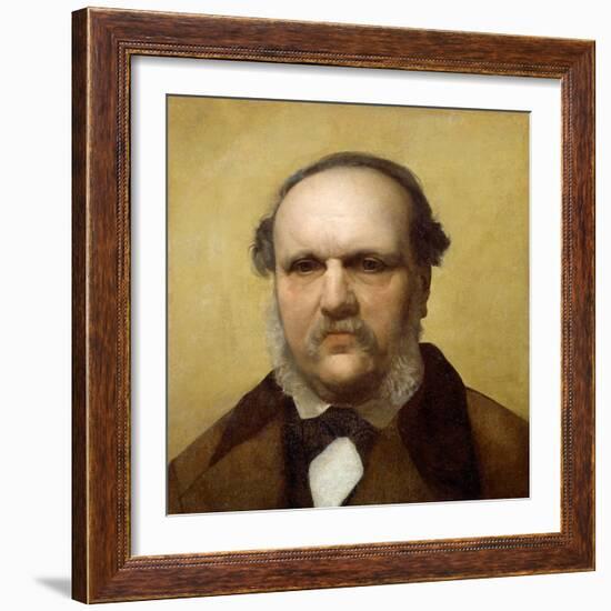 Portrait of Antonio Tommasi, Half Bust-Antonio Ciseri-Framed Giclee Print