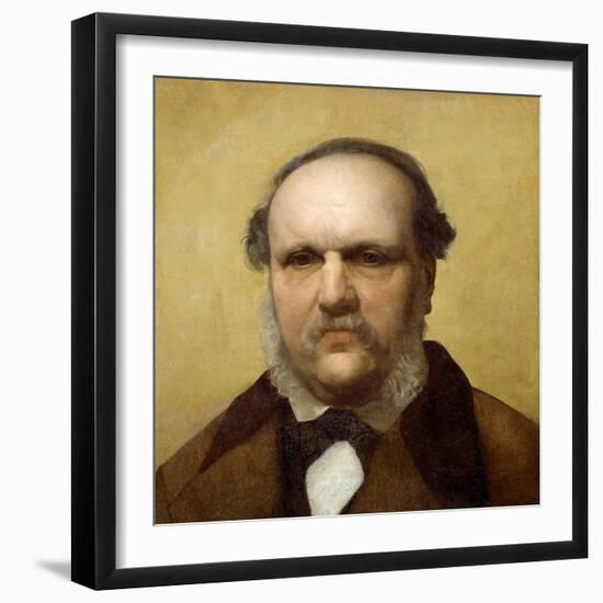 Portrait of Antonio Tommasi, Half Bust-Antonio Ciseri-Framed Giclee Print