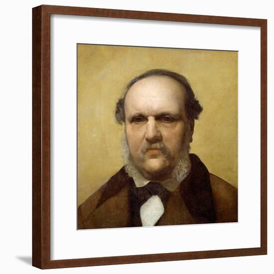 Portrait of Antonio Tommasi, Half Bust-Antonio Ciseri-Framed Giclee Print