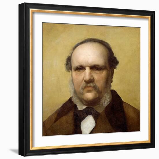 Portrait of Antonio Tommasi, Half Bust-Antonio Ciseri-Framed Giclee Print