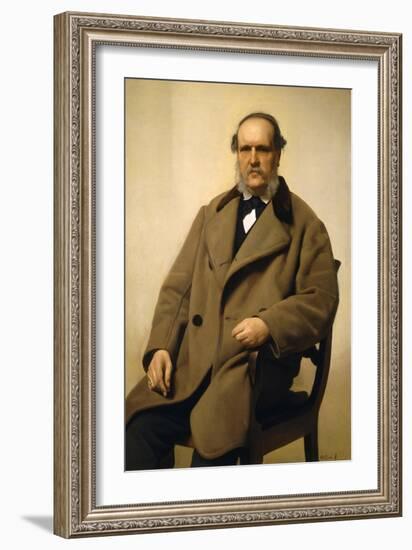 Portrait of Antonio Tommasi-Antonio Ciseri-Framed Giclee Print