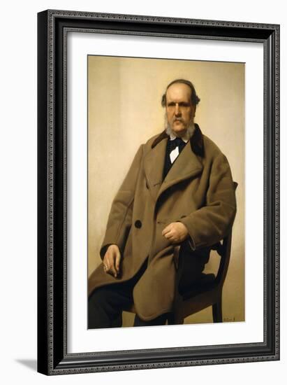 Portrait of Antonio Tommasi-Antonio Ciseri-Framed Giclee Print