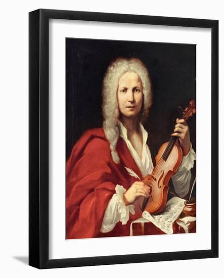 Portrait of Antonio Vivaldi-null-Framed Giclee Print