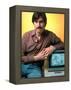 Portrait of Apple Co Founder Steve Jobs Posing with Apple Ii Computer-Ted Thai-Framed Premier Image Canvas