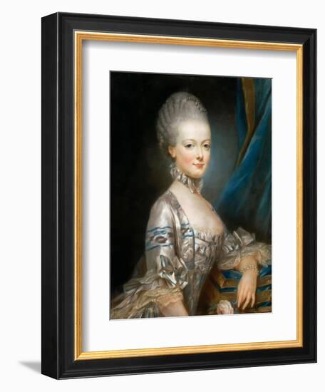 Portrait of Archduchess Maria Antonia of Austria (1755-179)-Joseph Ducreux-Framed Giclee Print