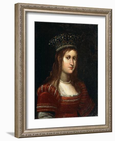 Portrait of Archduchess Maria Magdalena of Austria, 17th Century-Justus Sustermans-Framed Giclee Print