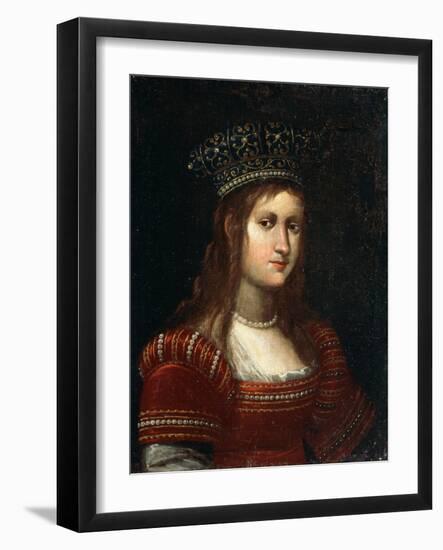 Portrait of Archduchess Maria Magdalena of Austria, 17th Century-Justus Sustermans-Framed Giclee Print