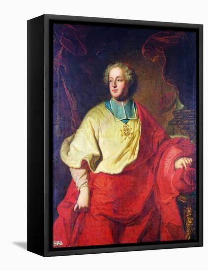 Portrait of Armand Gaston Maximilien de Rohan-Hyacinthe Rigaud-Framed Premier Image Canvas