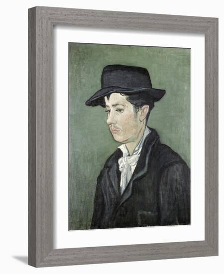 Portrait of Armand Roulin-Vincent van Gogh-Framed Giclee Print