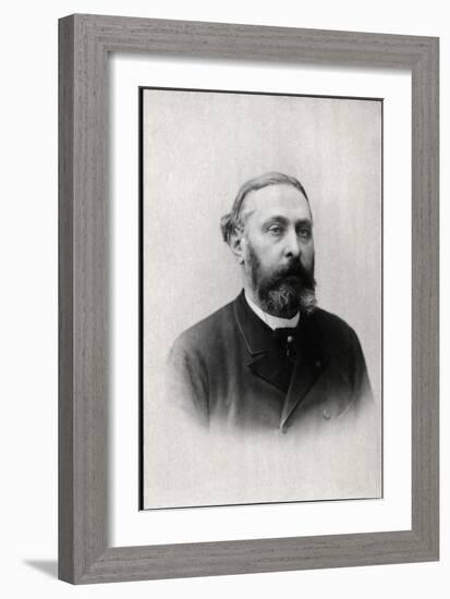 Portrait of Armand Sully Prudhomme (1839-1907), French poet and essayist-French Photographer-Framed Giclee Print