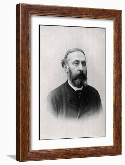 Portrait of Armand Sully Prudhomme (1839-1907), French poet and essayist-French Photographer-Framed Giclee Print