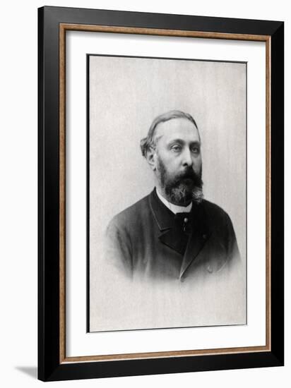 Portrait of Armand Sully Prudhomme (1839-1907), French poet and essayist-French Photographer-Framed Giclee Print