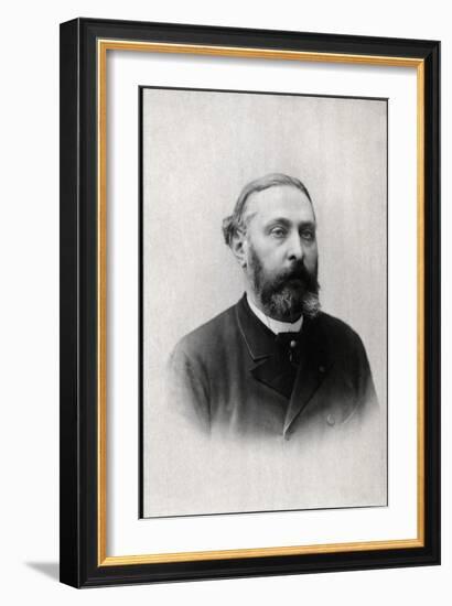 Portrait of Armand Sully Prudhomme (1839-1907), French poet and essayist-French Photographer-Framed Giclee Print