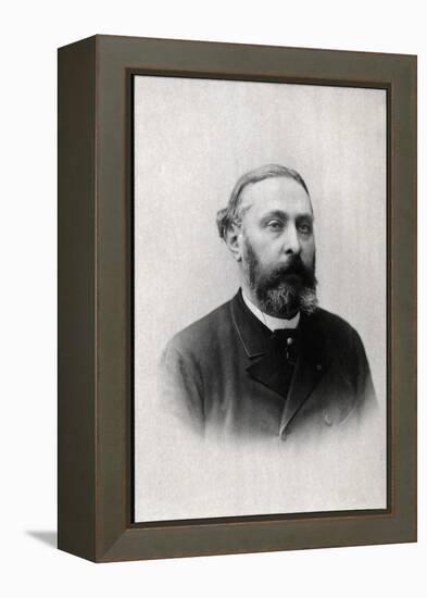 Portrait of Armand Sully Prudhomme (1839-1907), French poet and essayist-French Photographer-Framed Premier Image Canvas