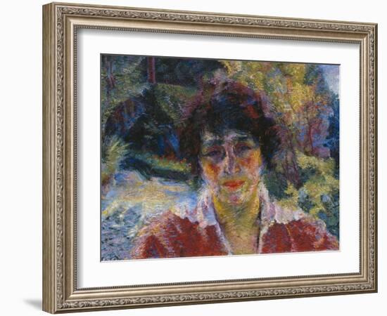 Portrait of Armida Brucky, 1909-Umberto Boccioni-Framed Giclee Print