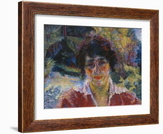 Portrait of Armida Brucky, 1909-Umberto Boccioni-Framed Giclee Print