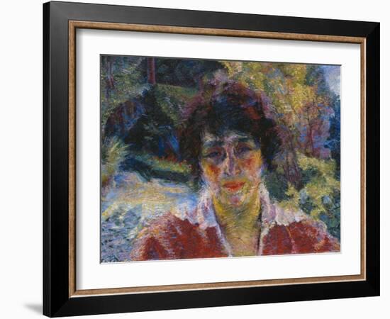 Portrait of Armida Brucky, 1909-Umberto Boccioni-Framed Giclee Print