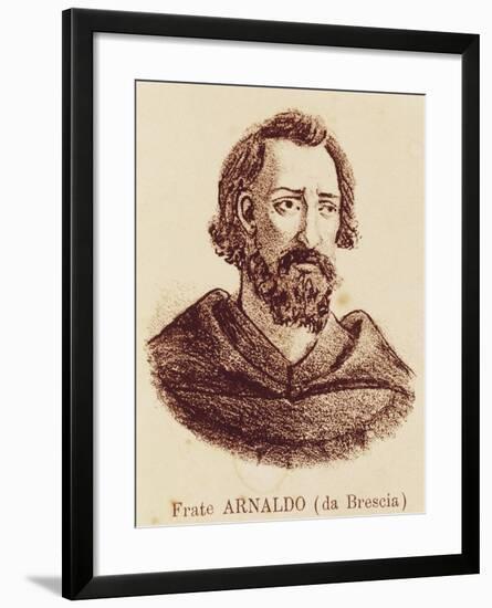 Portrait of Arnold of Brescia-null-Framed Giclee Print
