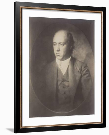 Portrait of Arnold Schoenberg-null-Framed Photographic Print