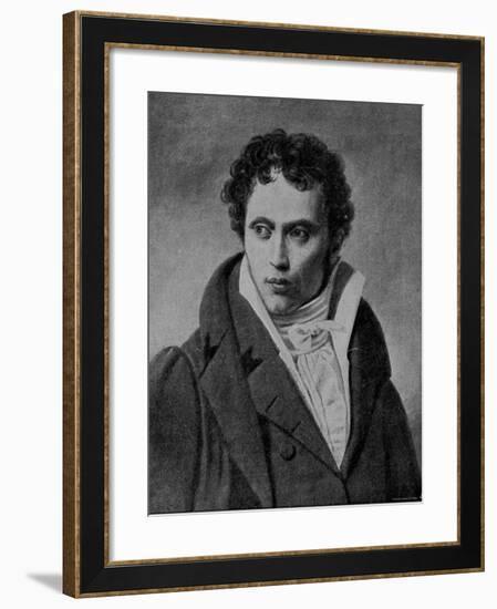 Portrait of Arthur Schopenhauer, German Philosopher-null-Framed Photographic Print