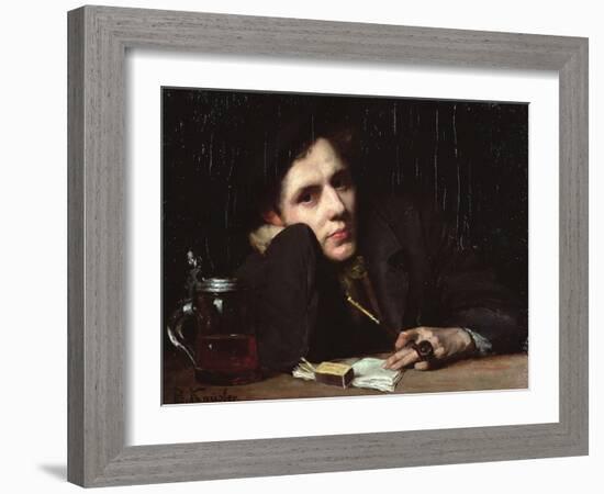 Portrait of Arthur Wasse-Benes Knupfer-Framed Giclee Print