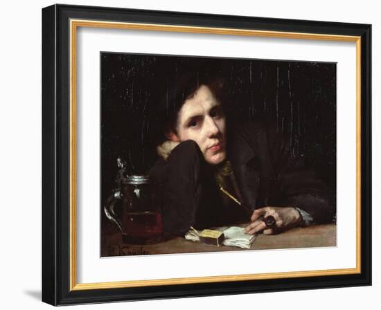 Portrait of Arthur Wasse-Benes Knupfer-Framed Giclee Print