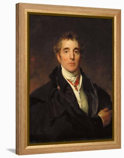 Portrait of Arthur Wellesley, 1st Duke of Wellington, C.1821-Thomas Lawrence-Framed Premier Image Canvas