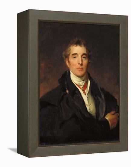 Portrait of Arthur Wellesley, 1st Duke of Wellington, C.1821-Thomas Lawrence-Framed Premier Image Canvas