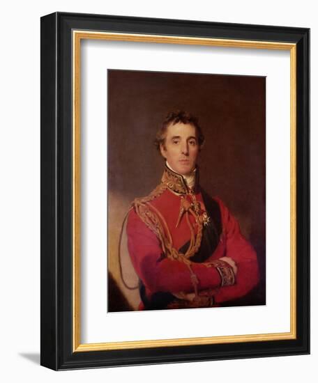 Portrait of Arthur Wellesley-Thomas Lawrence-Framed Giclee Print