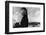 Portrait of Artist Georgia O'Keeffe Sitting on the Roof of Her Ghost Ranch Home-John Loengard-Framed Photographic Print