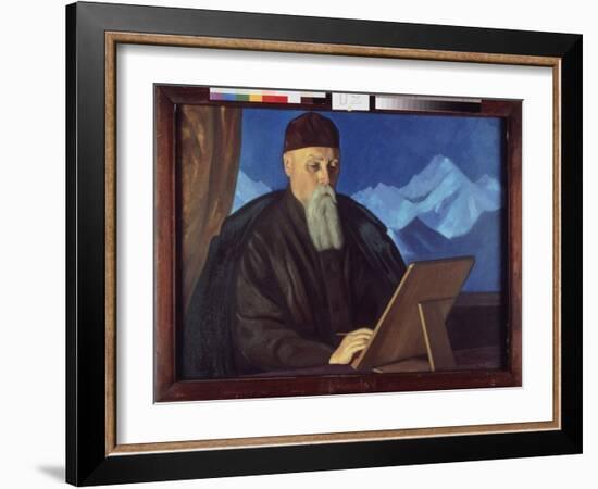 Portrait of Artist Nicolas (Nicholas) Roerich (1874-1947), 20Th Century (Tempera on Canvas)-Nicholas Roerich-Framed Giclee Print