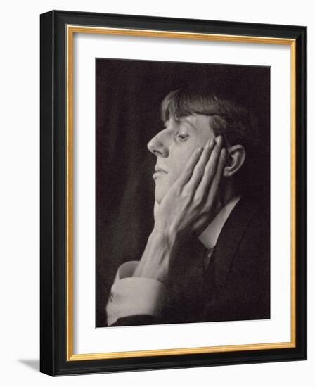 Portrait of Aubrey Beardsley-Frederick Henry Evans-Framed Photographic Print