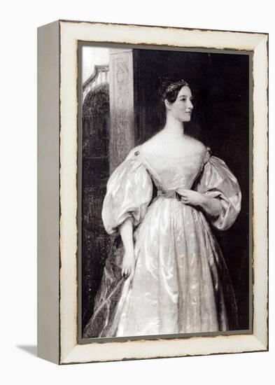 Portrait of Augusta Ada Byron Countess of Lovelace-null-Framed Premier Image Canvas