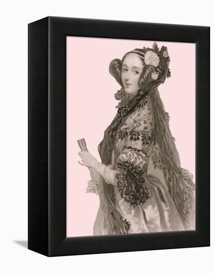 Portrait of Augusta Ada King-Alfred-edward Chalon-Framed Premier Image Canvas