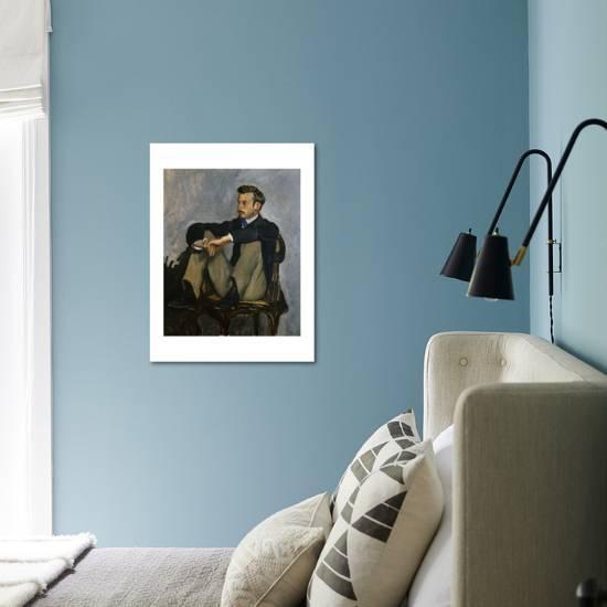 Portrait Of Auguste Renoir 1867 Giclee Print Frederic Bazille Art Com