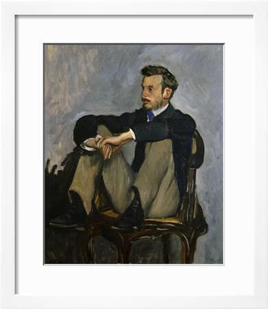 Portrait Of Auguste Renoir 1867 Giclee Print Frederic Bazille Art Com