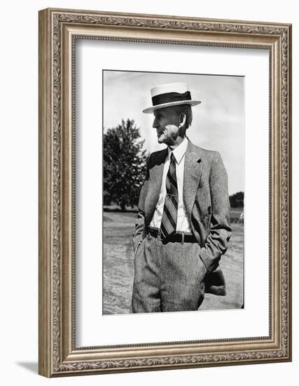 Portrait of Automobile Pioneer Henry Ford-Herbert Gehr-Framed Photographic Print