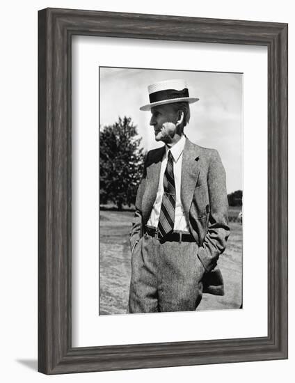 Portrait of Automobile Pioneer Henry Ford-Herbert Gehr-Framed Photographic Print